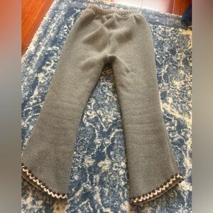 Cozy Gray Kids Fleece Pants